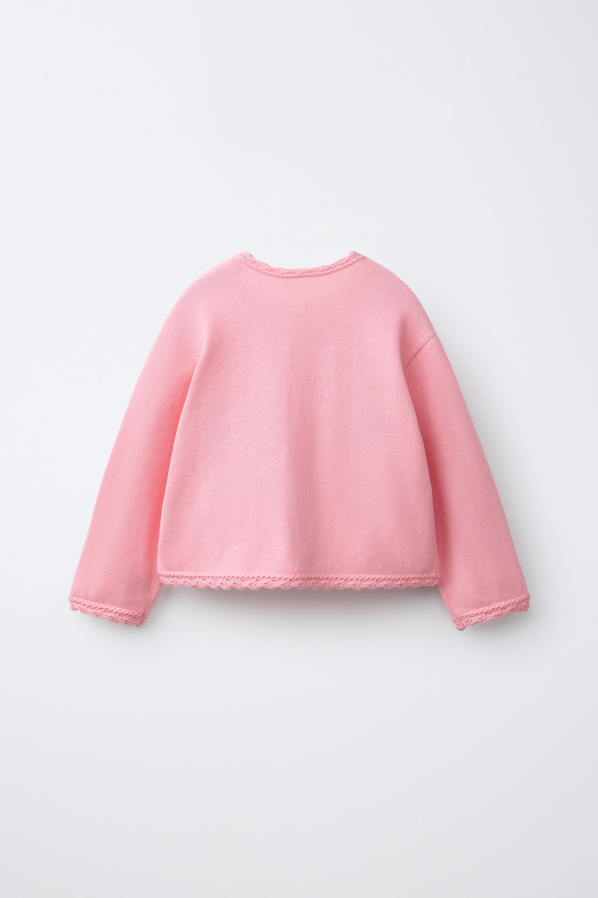 OPENWORK KNIT CARDIGAN